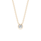 Bezel Diamond Necklace Large (0.17 ct.) 14K Yellow Gold