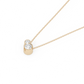 Bezel Diamond Necklace (0.13 ct.) 14K Yellow Gold