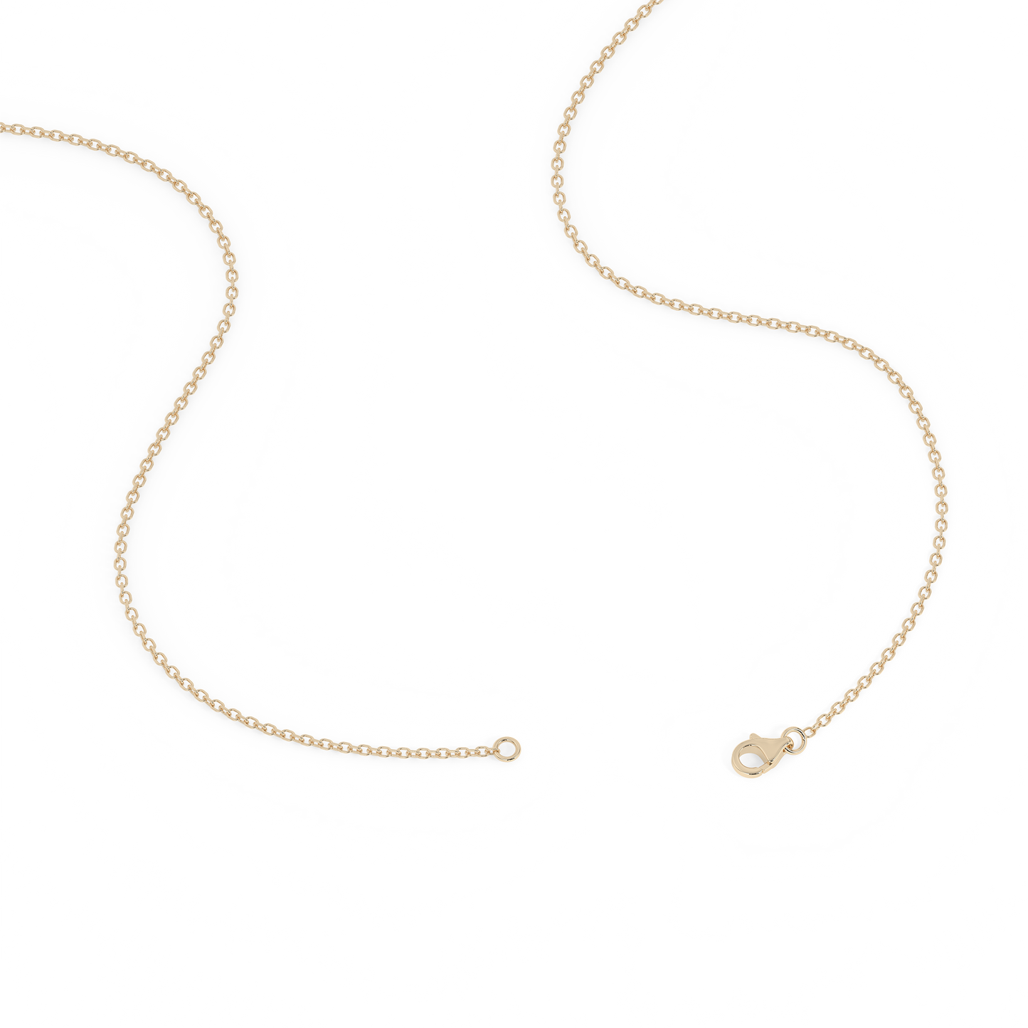 Slim Cable Necklace 14K Yellow Gold