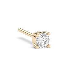 Medium Prong Diamond Stud - 14K Yellow Gold (0.17 ct.) | Single