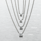 Prong Lab-grown Diamond Necklace Small (0.06 ct.) 14K White Gold