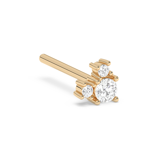 Prong Diamond Stud 14K Gold (0.08 ct.) | Single