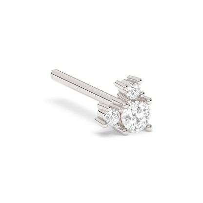 Diamond Prong Stud 14K White Gold (0.08 ct.)